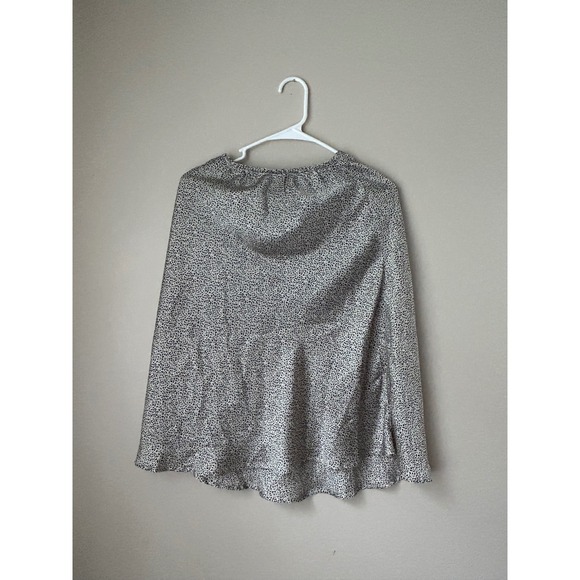 Boho Sienna Sky Skirt XS Mini Black & White Abstract Print Lined - Picture 1 of 3